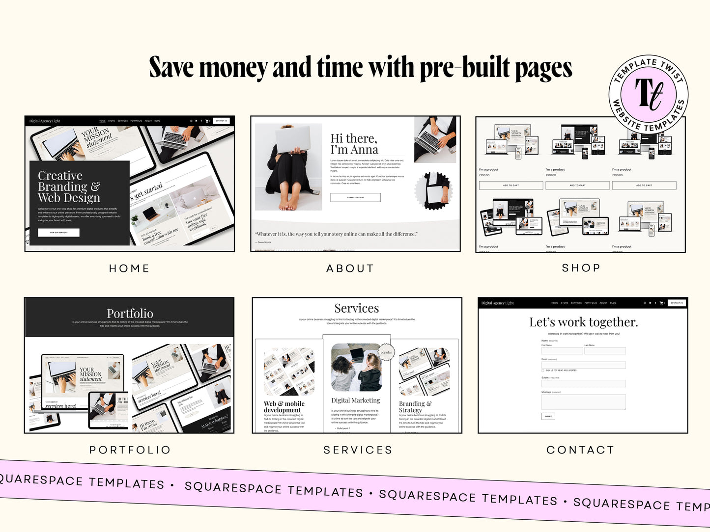 Minimal Portfolio Website Template
