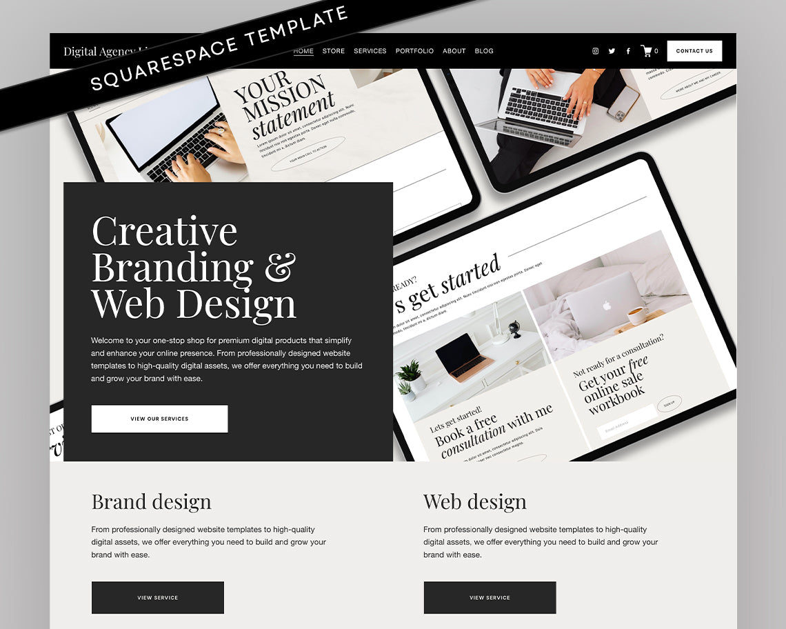 Minimal Portfolio Website Template