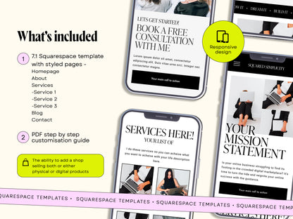 Minimal Business Squarespace Template