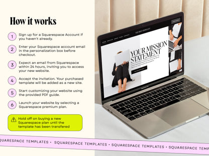 Minimal Business Squarespace Template